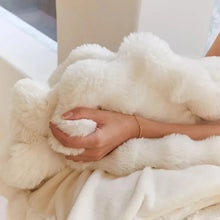 Load image into Gallery viewer, Rabbit Faux Fur Blanket Throw for All-Season Comfort
