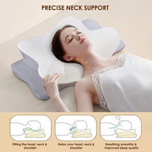 Load image into Gallery viewer, Ergonomic Cervical Memory Foam Pillow for Neck and Shoulder Support
