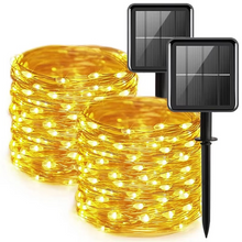 Load image into Gallery viewer, Enchanted Solar LED Garden Lights – Copper Wire
