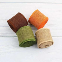Load image into Gallery viewer, Linen Corded Ribbon Roll for Gift Wrapping and Decorations
