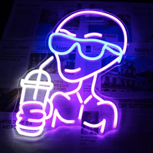 Load image into Gallery viewer, Cosmic Alien Neon LED Sign for Unique Home and Party Decor
