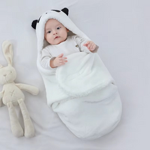 Load image into Gallery viewer, Soft Flannel Baby Sleeping Bag for Autumn and Winter, Cozy Newborn Wrap Blanket for Infants 0–9 Months
