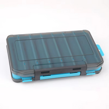 Load image into Gallery viewer, Double Sided Waterproof Fishing Tackle Box with U-Shaped Storage and Transparent Design
