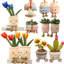 Load image into Gallery viewer, Charming Tulip Succulent Plush Stuffed Toy Pillow for Birthday and Decor
