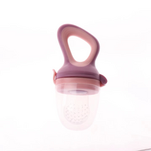Load image into Gallery viewer, Silicone Baby Fruit Feeder and Teething Pacifier with Protective Cover

