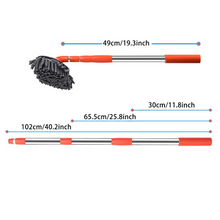 Load image into Gallery viewer, Ultra-Fine Microfiber Car Cleaning Mop Kit with Long Handle
