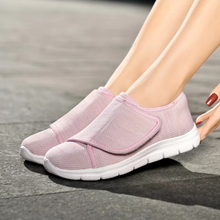 Load image into Gallery viewer, Women's Wide Fit Adjustable Walking Shoes, Cushioned Comfort
