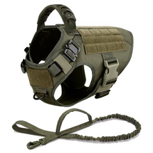 Load image into Gallery viewer, Tactical Dog Harness and Leash Set for Medium and Large Dogs
