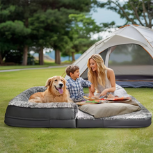 Load image into Gallery viewer, Human Size Giant Dog Bed with Plush Orthopedic Cushion
