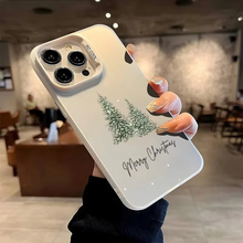 Load image into Gallery viewer, Festive Christmas Tree Autumn Laser Phone Case For iPhone
