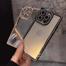 Load image into Gallery viewer, Diamond Rhinestone Luxury iPhone Case
