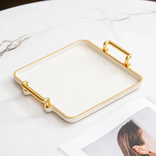 Load image into Gallery viewer, Elegant Rectangular Multi-Purpose Storage Tray

