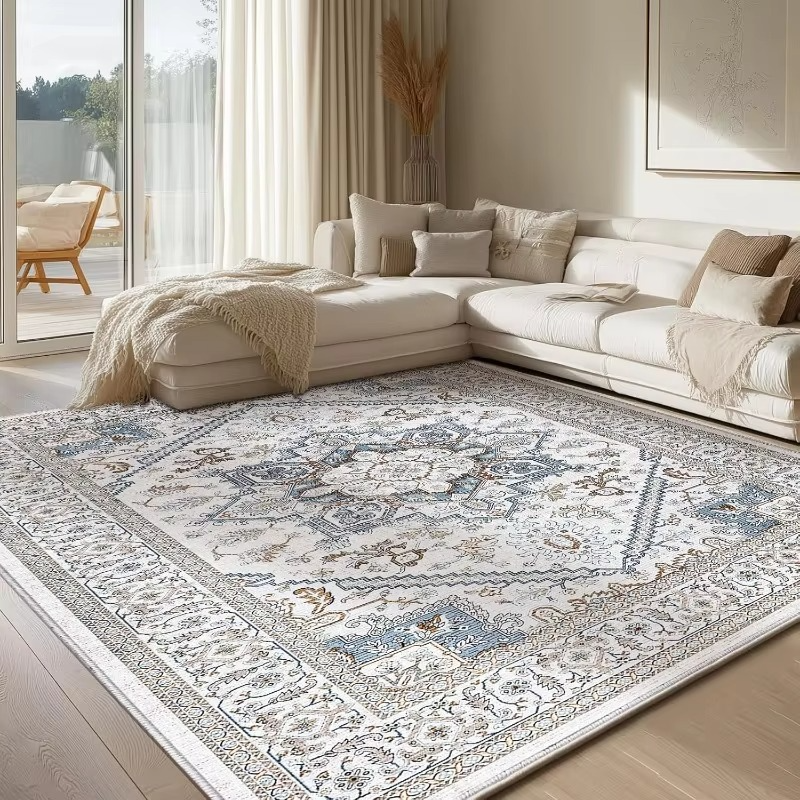 Luxurious Classical Style Non Slip Area Rug for Living Room and Bedroo ...