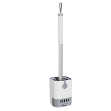 Load image into Gallery viewer, Wall-Mounted Flexi-Handle Toilet Brush with Modern Holder
