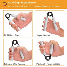 Load image into Gallery viewer, Adjustable Aluminum Hand Grip Strength Trainer for Finger and Arm Fitness
