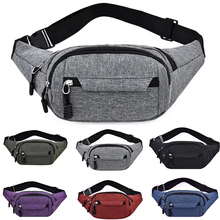 Load image into Gallery viewer, Unisex Waterproof Canvas Waist and Crossbody Bag for Outdoor Sports
