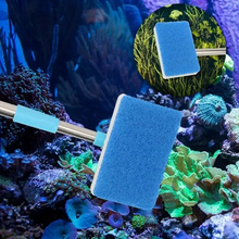 Load image into Gallery viewer, Extendable Aquarium Cleaner with 180° Adjustable Double-Sided Sponge
