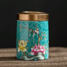 Load image into Gallery viewer, Exquisite Pastel Ceramic Storage Jar for Tea, Candy, Cookies, and Spices
