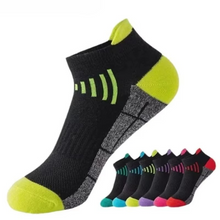 Load image into Gallery viewer, 6 Pairs Low Cut Breathable Sports Socks for Men and Women – Sweat Absorbing Odor Resistant Thin Running Socks for Gym and Everyday Wear
