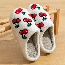 Load image into Gallery viewer, Cozy Fruit Cartoon Women’s Slippers - Warm Cotton Indoor Non‑Slip Comfort Shoes
