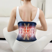 Load image into Gallery viewer, Graphene Heating Lumbar Belt with Vibration Massage and Adjustable Dual Support
