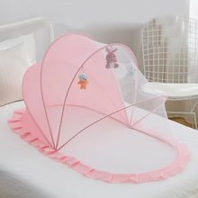 Load image into Gallery viewer, Foldable Baby Crib with Mosquito Net and Soft Mattress Set
