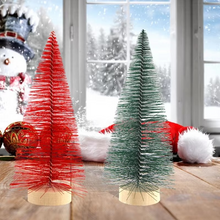 Load image into Gallery viewer, Mini Bottle Brush Christmas Trees Tabletop Holiday Decorations
