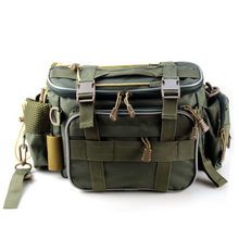 Load image into Gallery viewer, Multi-Pocket Fishing Tackle Bag and Gear Organizer Waist Pack Messenger Handbag
