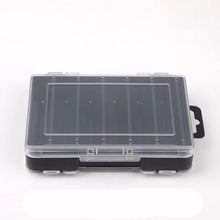 Load image into Gallery viewer, Double Sided Waterproof Fishing Tackle Box with U-Shaped Storage and Transparent Design
