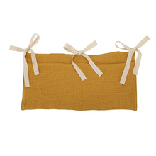 Load image into Gallery viewer, Baby Crib Storage Organizer Bag with Double Cotton Pouches
