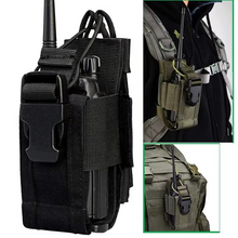 Load image into Gallery viewer, Tactical 600D MOLLE Radio Pouch Walkie Talkie Holder Waist Carry Case
