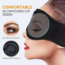 Load image into Gallery viewer, Bluetooth Sleeping Headphones with 3D Eye Mask and Built in HD Speakers
