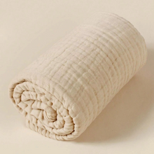 Load image into Gallery viewer, Luxurious 6-Layer Cotton Breathable Baby Swaddle Blanket with Lace Edging
