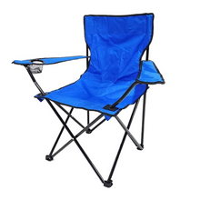 Load image into Gallery viewer, Portable Folding Outdoor Chair with Armrest, Backrest and Cup Holder
