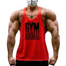 Load image into Gallery viewer, Men's Muscle Fit Cotton Stringer Tank Top
