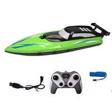 Load image into Gallery viewer, Remote Control Speed Boat with LED Lights for Kids – 2.4G RC Toy for Pools and Lakes
