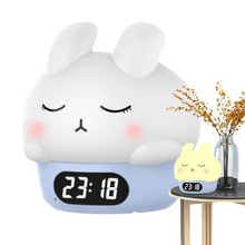 Load image into Gallery viewer, Bunny Digital Alarm Clock with Sleep Trainer and Night Light
