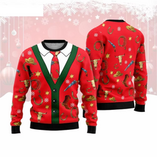 Load image into Gallery viewer, Christmas 3D Print Cardigan Style Hoodie
