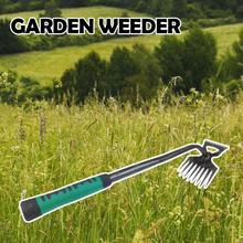 Load image into Gallery viewer, Dual-Purpose 8-Tooth Manganese Steel Hoe with Non-Slip Rubber Handle for Weeding, Digging, and Soil Loosening
