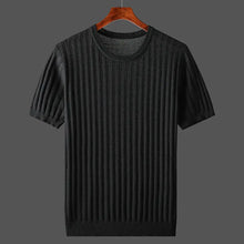 Load image into Gallery viewer, Sullivan | Ribbed Crewneck Cashmere T-Shirt for Men
