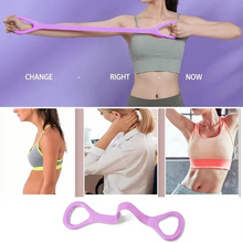 Load image into Gallery viewer, 8-Pack Resistance Bands for Arms, Back, and Shoulder Training – Elastic Bands for Yoga, Pilates, and Physical Therapy
