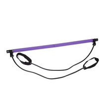Load image into Gallery viewer, Portable Pilates Bar Kit with Resistance Bands for Full Body Home Workouts
