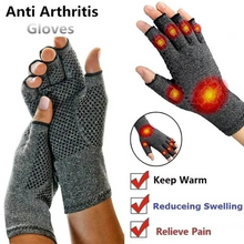 Load image into Gallery viewer, Compression Arthritis Gloves Fingerless Wrist Support for Hand Pain Relief and Fitness
