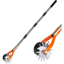 Load image into Gallery viewer, Manual Rotary Lawn Edger, 69 Inch Adjustable Stainless Steel Handle Grass and Weed Trimmer

