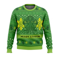 Load image into Gallery viewer, Cthulhu Myth Christmas Sweater, 3D Printed Holiday Hoodie for Men
