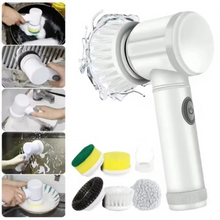 Load image into Gallery viewer, Electric Spin Scrubber with 5 Replaceable Brush Heads, Powerful Cordless Bathroom Cleaning Brush
