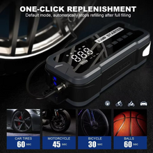 Load image into Gallery viewer, 4-in-1 Portable Jump Starter with Air Pump
