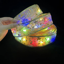Load image into Gallery viewer, Christmas Ribbon Fairy Lights for Tree and Home Decorations
