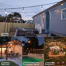 Load image into Gallery viewer, Waterproof LED Edison Outdoor String Lights for Gardens, Patios &amp; Parties
