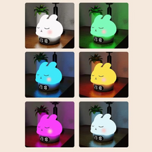Load image into Gallery viewer, Bunny Digital Alarm Clock with Sleep Trainer and Night Light
